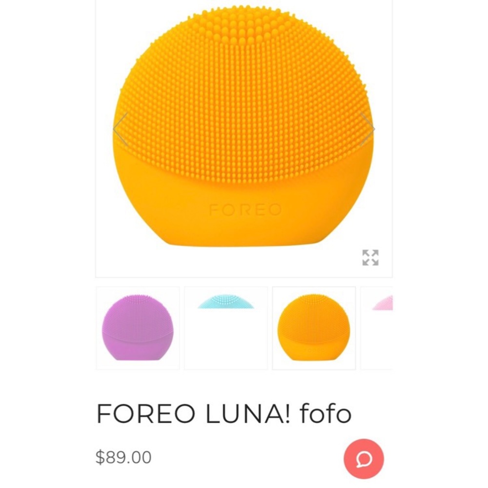 NEW Yellow Foreo LUNA Fofo Skin NWT NIB Clarisonic